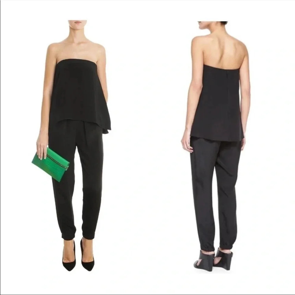 Tibi strapless romper